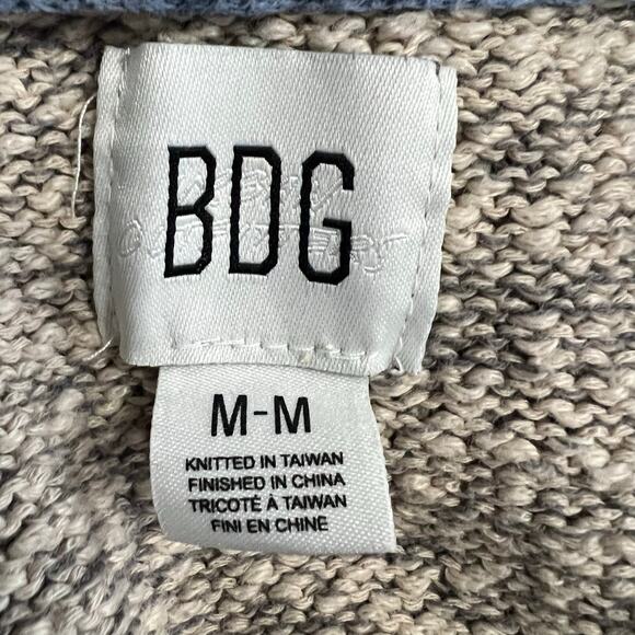 BDG Long‎ Sleeve Crew Neck Marbled Sweater Size Medium - Picture 6 of 7